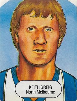 1985 Prima Australian Football Legends #NNO Keith Greig Front